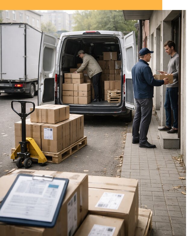 Доставка грузов от двери до двери с таможней от 46872 руб.