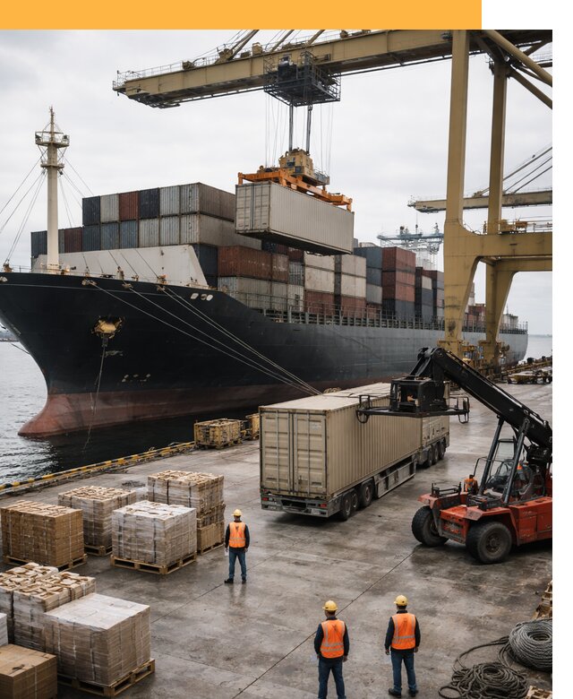 Морские перевозки из Индии: доставка FCL/LCL, таможня от 124992