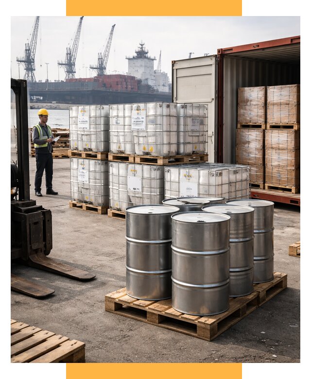 Доставка химического сырья из Индии от 260400 р. | СетСервис-Нвш