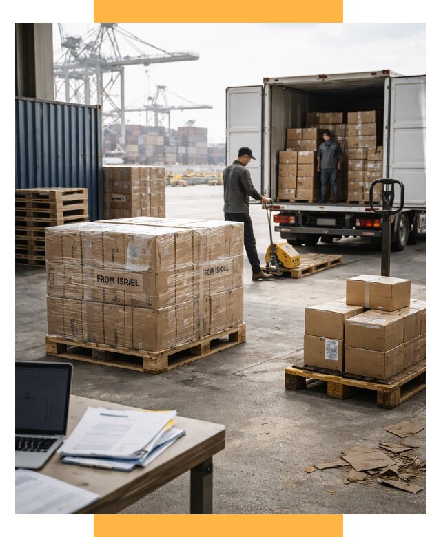 Доставка грузов из Израиля от 15624 р., логистика от СетСервис-Нвш