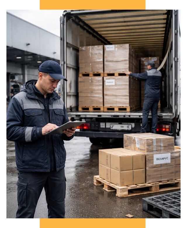 Доставка грузов из Беларуси от 15624 р. логистика СетСервис-Нвш