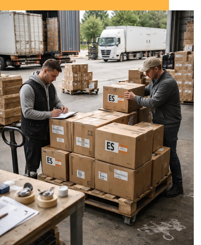 Доставка грузов в Испанию автотранспортом от 36456 руб