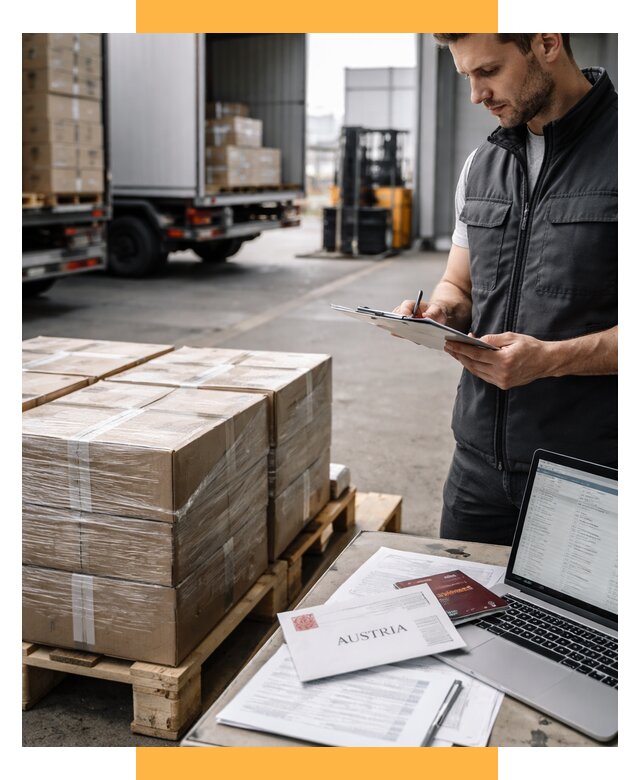 Доставка в Австрию от 67704 р. Логистика и экспорт СетСервис-Нвш