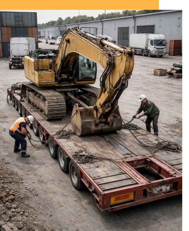 Перевозка спецтехники по России и миру от 46872 руб