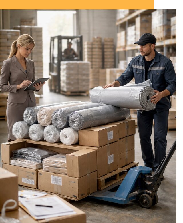 Перевозка текстиля по миру от 15624 руб. с таможней и страхованием