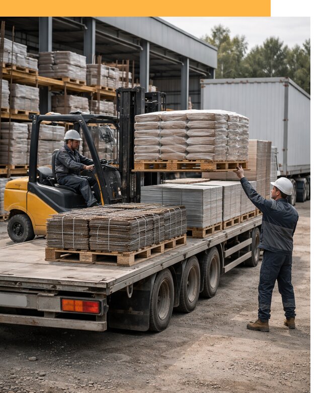 Перевозка строительных материалов по миру от 5729 руб