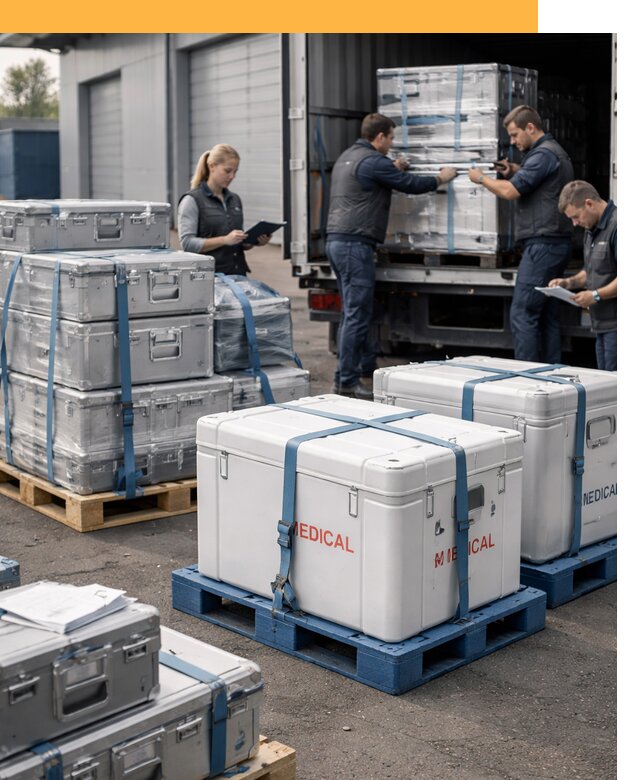 Перевозка медицинского оборудования по всему миру от 15624 руб