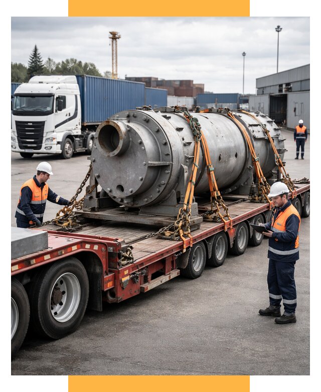 Перевозка тяжеловесных грузов под ключ от 156240 р. | СетСервис-Нвш