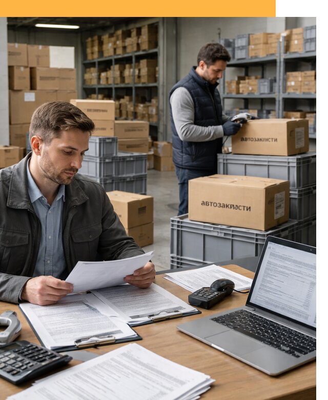 Таможенное оформление автозапчастей по выгодным тарифам от 8854