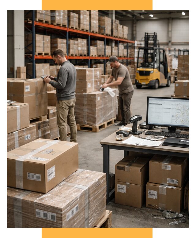 Склад консолидации в Европе от 6770 р., услуги СетСервис-Нвш